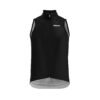Bioracer Icon Gilet szélálló, könnyű, lélegző kerékpáros mellény, fekete
