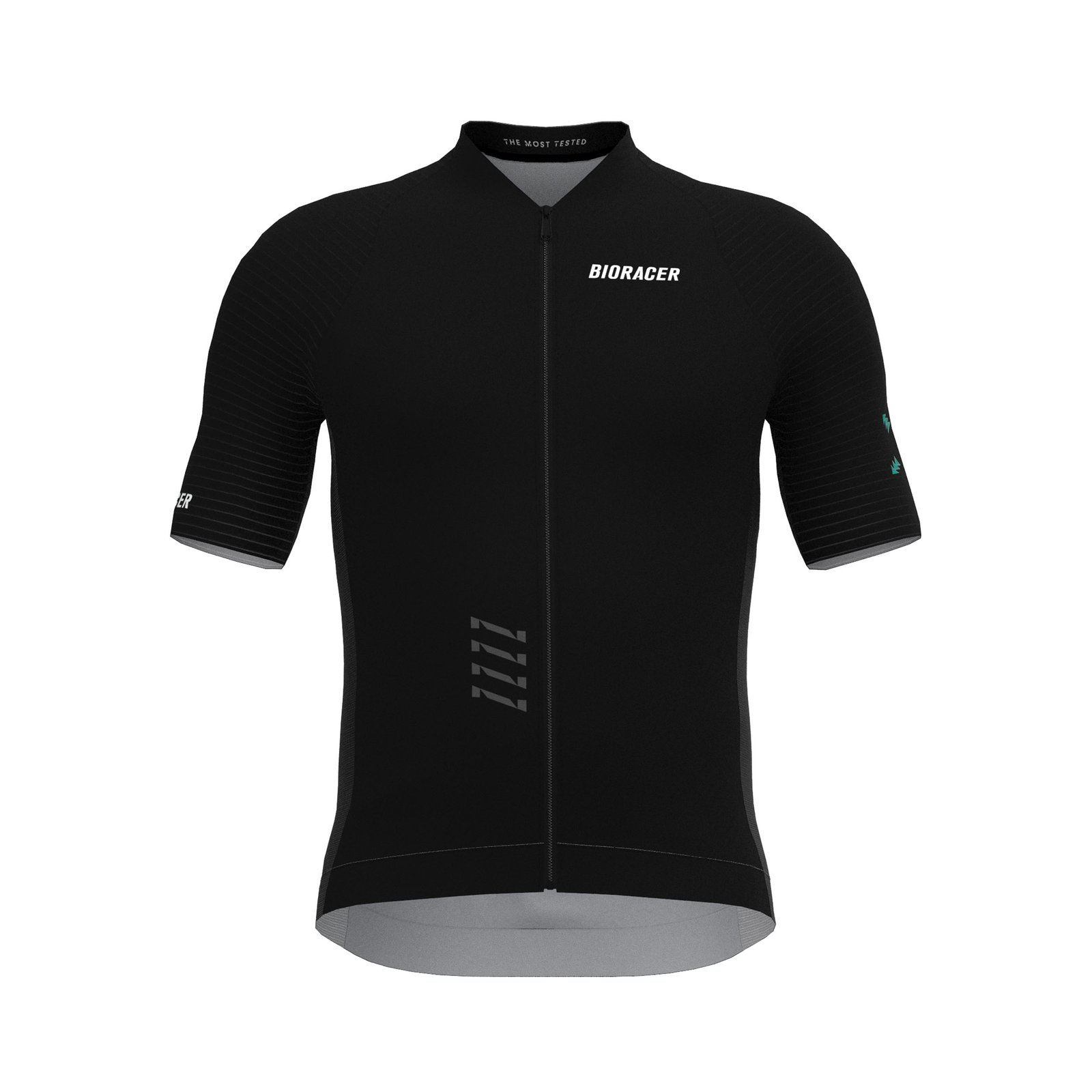 Bioracer Icon Jersey légáteresztő, kényelmes, testhezálló kerékpáros mez, fekete
