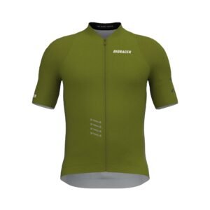 Bioracer Icon Jersey légáteresztő, kényelmes, testhezálló kerékpáros mez, zöld