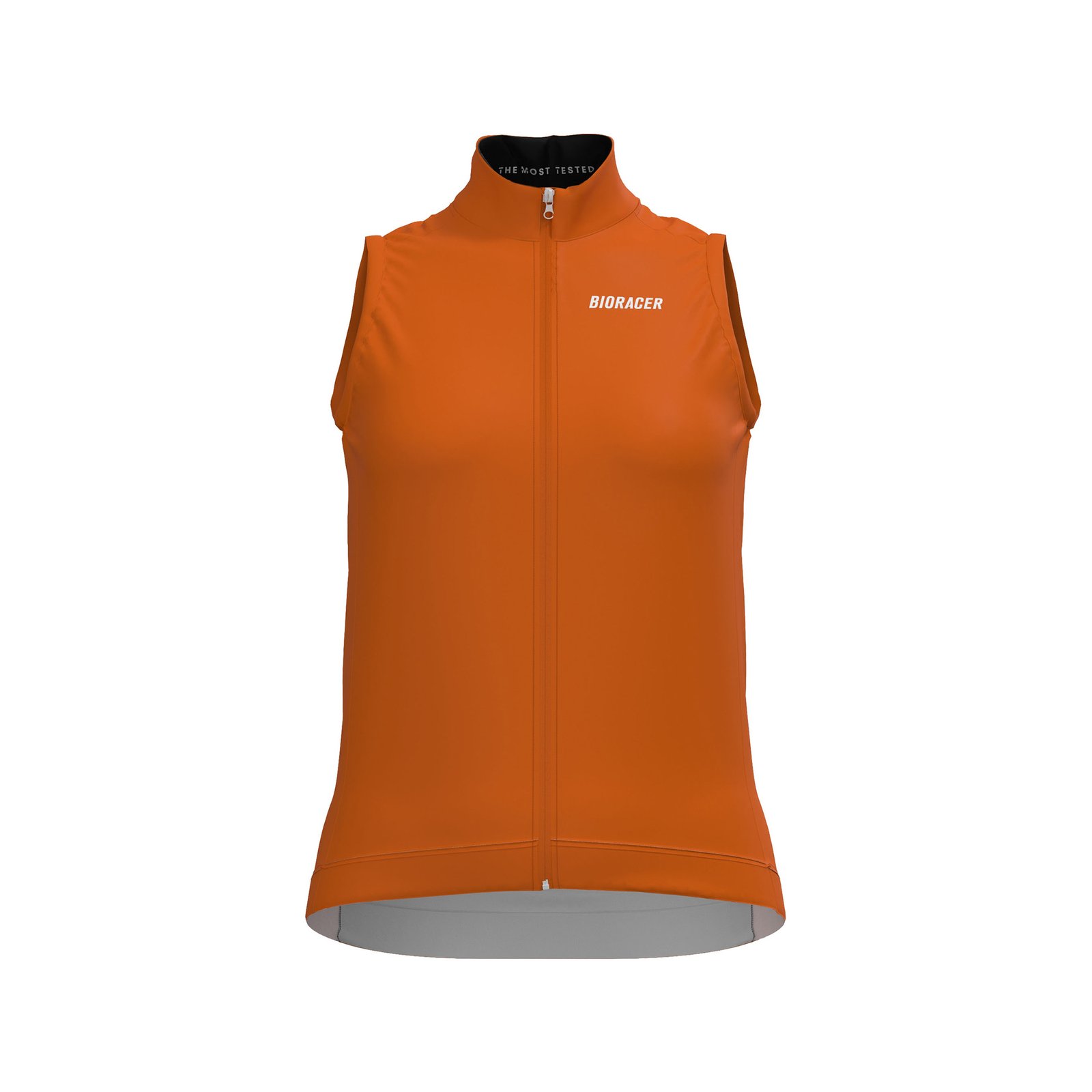Bioracer Icon Women’s Gilet női kerékpáros mellény, szélálló, légáteresztő, könnyű, narancssárga rozsda barna