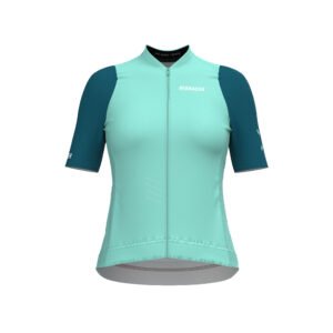 Bioracer Icon Women’s Jersey női kerékpáros mez, légáteresztő, testhezálló, gyors száradású, zöld