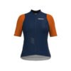 Bioracer Icon Women’s Jersey női kerékpáros mez, légáteresztő, testhezálló, gyors száradású, bronz barna sötét kék