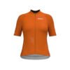 Bioracer Icon Women’s Jersey női kerékpáros mez, légáteresztő, testhezálló, gyors száradású, narancssárga rozsda barna