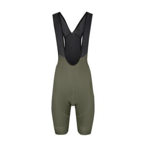 Bioracer Bioracer Icon Women's Bibshorts női kerékpáros rövid kantáros nadrág, kényelmes, légáteresztő, gyors száradású, oliva zöld