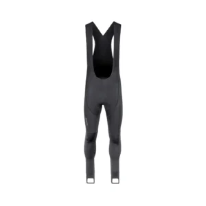 Bioracer Tempest Pixel Bibtights Grey, téli kerékpáros kantáros hosszúnadrág, hőszigetelt, vízlepergető, fényvisszaverő, szürke