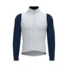Bioracer Tempest Light Jacket Cool Grey – Nautica, középszintű hőszigetelésű kerékpáros kabát, vízlepergető, légáteresztő, középszürke‑kék