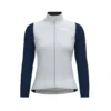 Bioracer Tempest Light Women’s Jacket Cool Grey – Nautica, női kerékpáros kabát, légáteresztő, vízlepergető, középszürke-kék