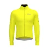 Bioracer Tempest Protect Pixel Jacket Fluo Yellow, kerékpáros kabát, téli protekció, szélálló vízlepergető, kiemelt láthatóságú fluo sárga