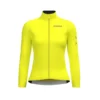 Bioracer Tempest Women’s Jacket Fluo Yellow, női kerékpáros kabát, szélálló, vízlepergető, fényvisszaverő, fluo sárga