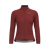Bioracer Tempest Jacket Women Berry Blizzard, női kerékpáros kabát, szélálló, vízlepergető, thermó, bordó piros