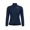 Bioracer Tempest Women's Jacket Misty Nautica, thermo női kerékpáros kabát, vízlepergető, szélálló, kék‑szürke