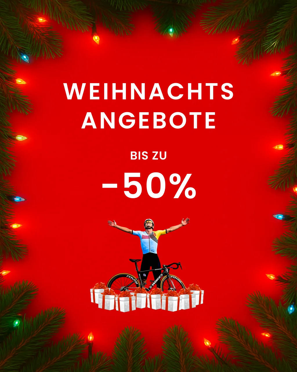 Weihnachts-Winteraktion für Rennrad- und Gravel-Radbekleidung, Schuhe und elektronische Smart-Geräte – Bioracer, Bont Cycling, Magene | premiumbike.at